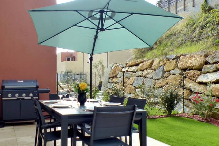 Maison de vacances pour 6 personnes, avec balcon et jardin, adapté aux familles