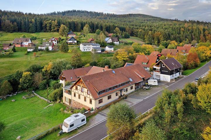 Ganze Wohnung, Ferienwohnung 'Familienwohnung Nala' mit Bergblick, Gemeinschaftsgarten und Wlan in Hundsbach, Forbach