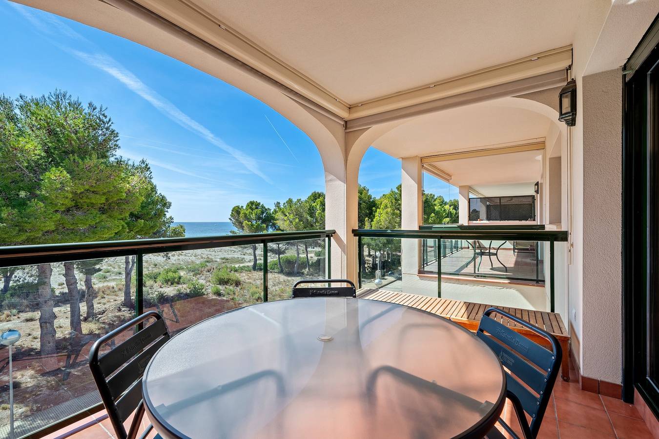 Appartement entier, Appartement Holdiday "Costa Linda 1" avec vue sur la mer, piscine et Wi-Fi. in Vandellòs i l'Hospitalet de l'Infant, Costa Dorada