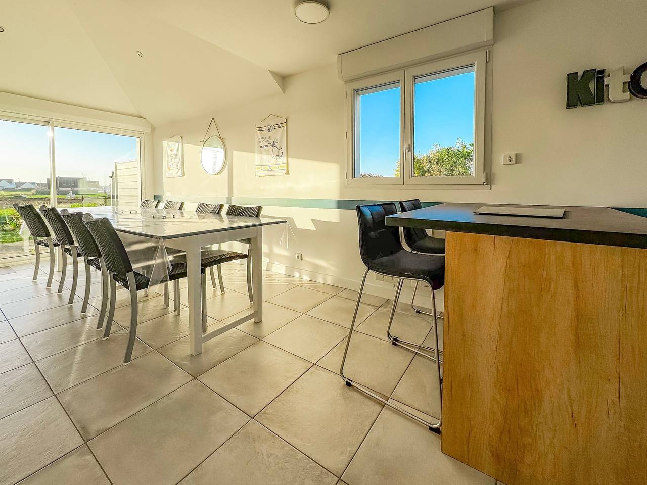 Maison de vacances « L'escale bleue » avec terrasse partagée, jardin privé et Wi-Fi in Guilvinec, Côte de Cornouaille