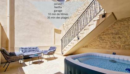 Gîte pour 5 personnes, avec jacuzzi et balcon à Bernis