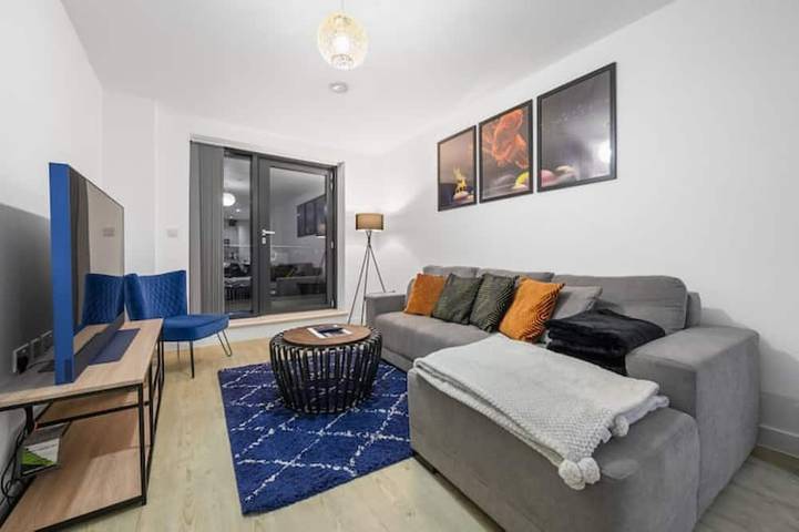Appartement entier, New Stylish & Spacious Salford Quays 1Bed apartment with balcony in Grand Manchester