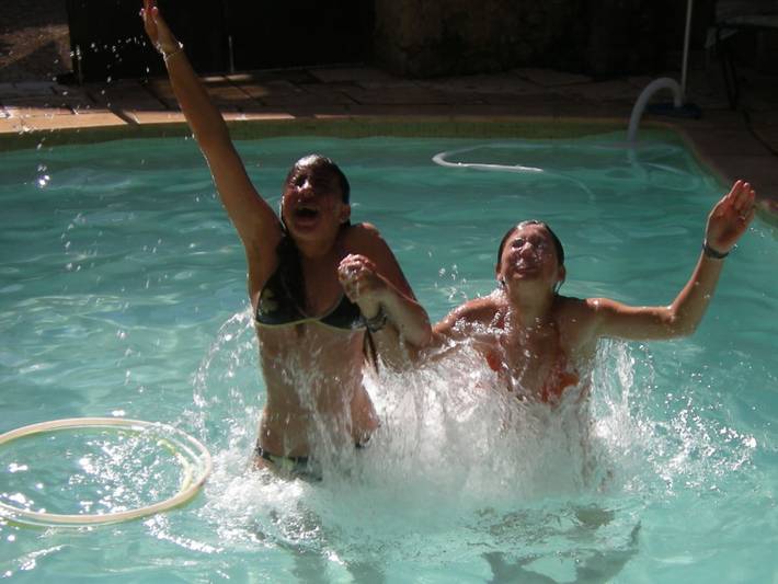Ferienhaus für 6 Personen, mit Pool und Garten