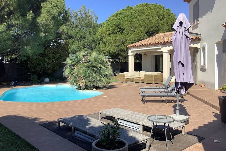 Maison de vacances pour 8 personnes, avec jardin à Mèze