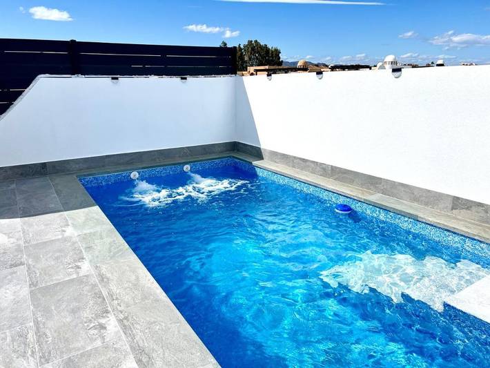 Apartament wakacyjny dla 4 osób, z ogród i widok oraz basen w Vera