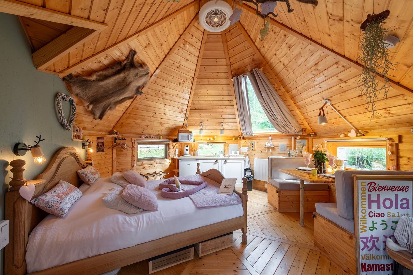 Cabane Kota Désiré avec bain nordique in Saint-Dié-des-Vosges