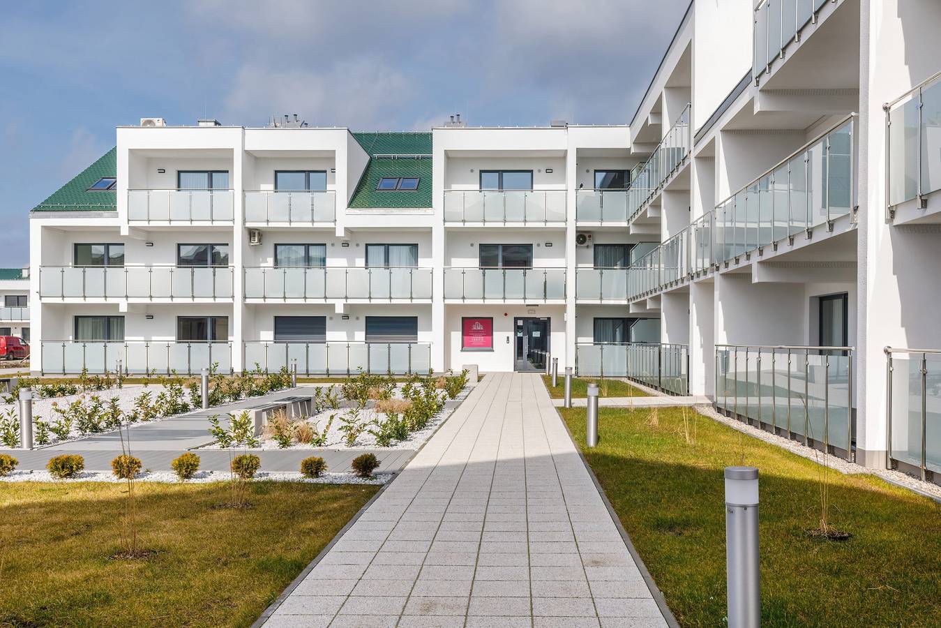 Ganze Wohnung, Spacious Apartment | Balcony, Parking, 400 m to the Beach in Grzybowo, Baltic Sea Pomerania