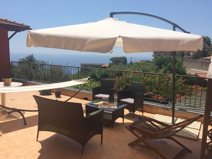 Appartamento per 3 persone, con panorama e terrazza a Piano di Sorrento