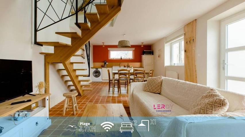 Gîte pour 4 personnes, avec balcon à Saint-Étienne-au-Mont - 2