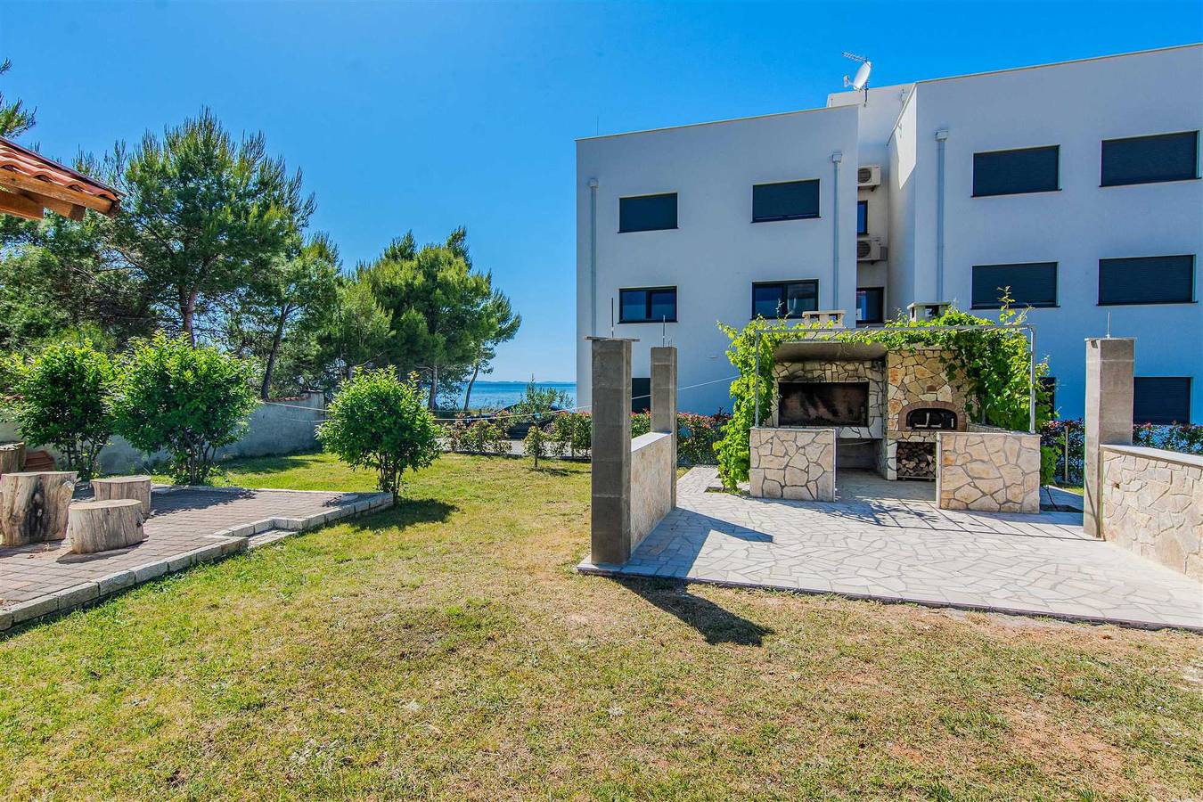 Meerblick | Ferienhaus | 6-8 Personen | Haustiere willkommen in Privlaka, Zadar