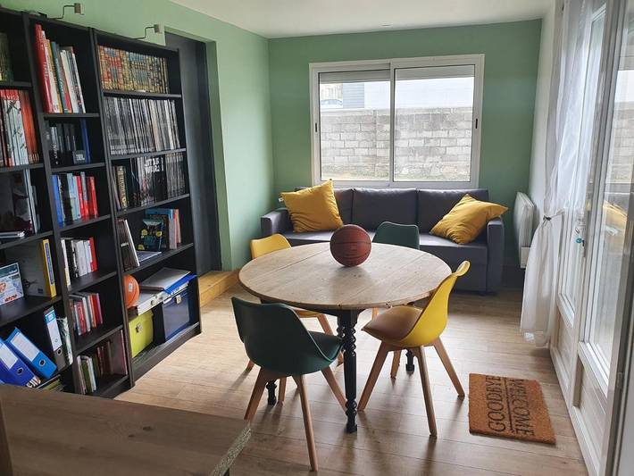 Maison d’hôte pour 3 personnes, avec Terrasse ainsi que Jardin et Vue