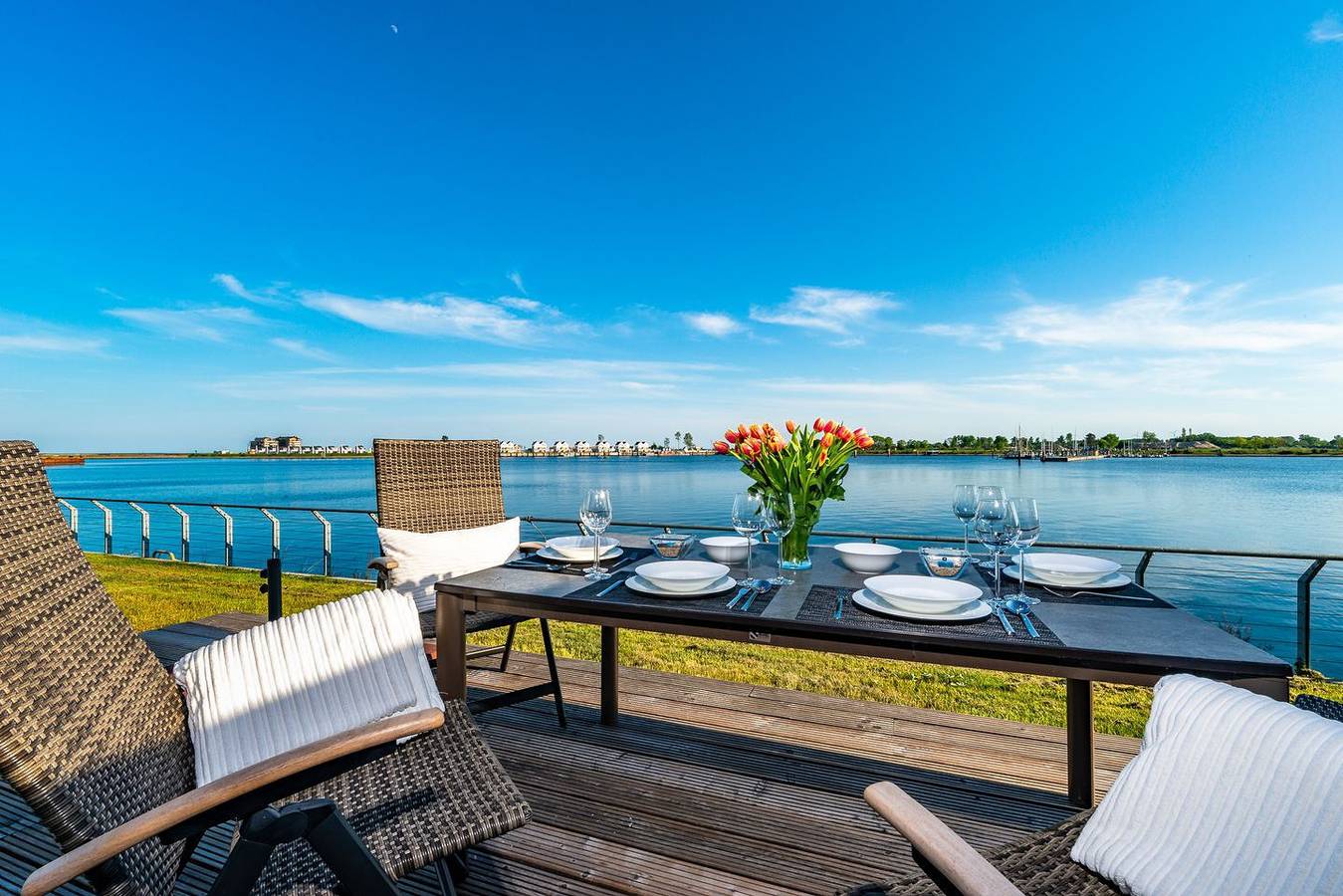Ganze Wohnung, Strandnahe Ferienwohnung "Meerglück" Meerblick, Sauna, Whirlpool-Badewanne in Olpenitz, Kappeln