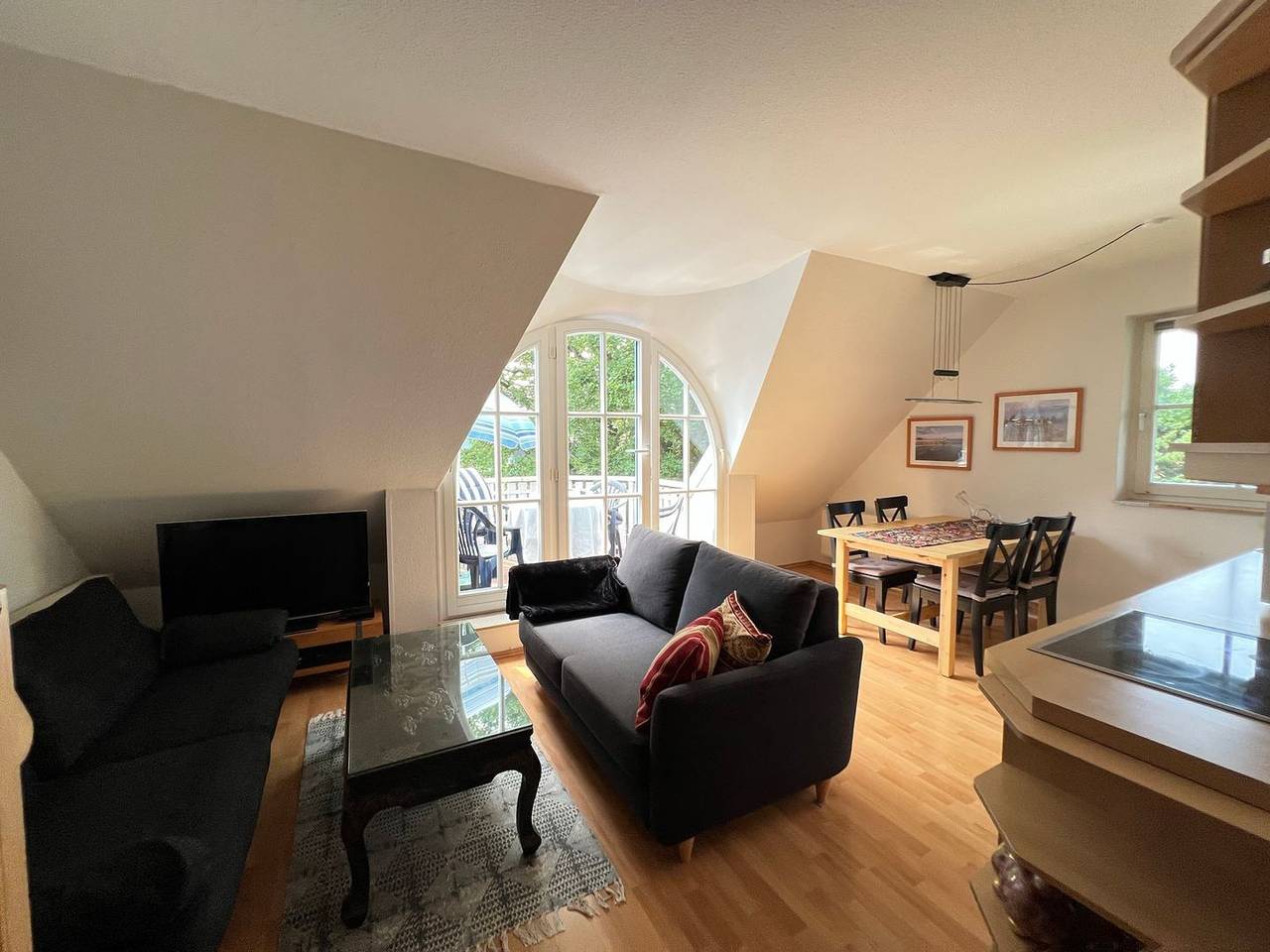 Ganze Wohnung, Zentral gelegene Ferienwohnung mit Süd- und Westbalkon - Aurelia in Wieck am Darß, Fischland - Darß - Zingst