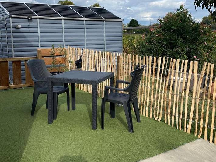 Gîte pour 2 personnes, avec terrasse, animaux acceptés à Portets