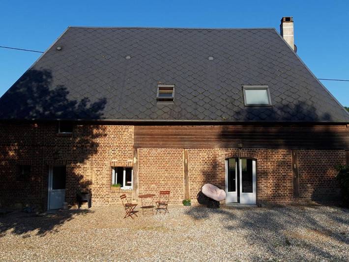 Chambre d’hôte pour 2 personnes, avec Terrasse ainsi que Jardin et Vue à Quincampoix (homonymie)