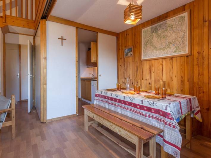 Gîte pour 8 personnes, avec balcon dans Montchavin - 3