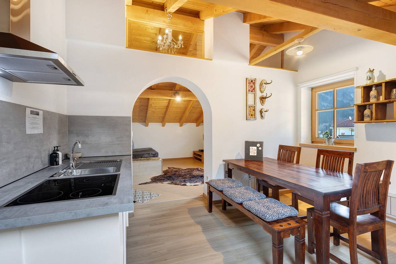 Ganze Wohnung, Apartment 'Grabmairhof Ahrntal' mit Bergblick in Luttach, Ahrntal