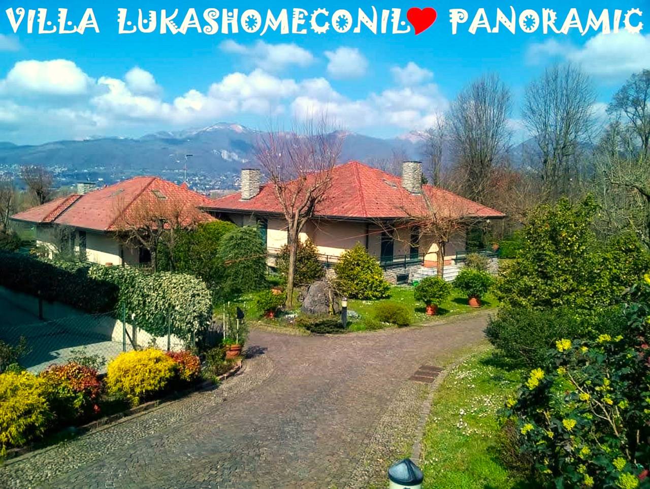 Lukas Home – Exklusive Villa mit Spielzimmer, privatem Garten, Grill, nahe am See in Merone, Brianza