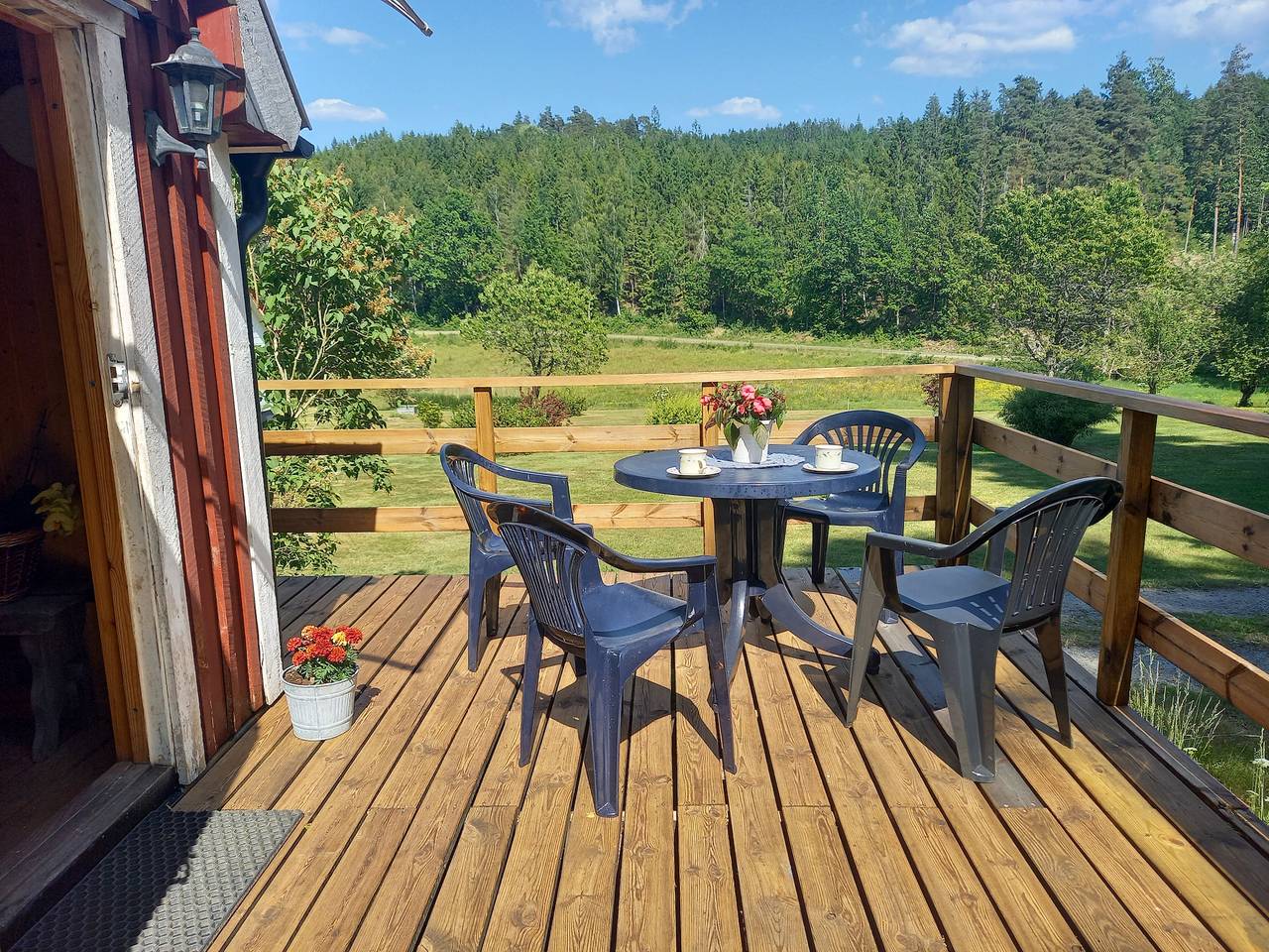 Ferienhaus zwischen den Seen Oklången und Mäsen in Varberg, Halland
