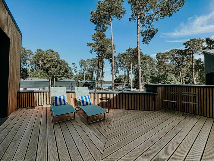 Ferienhaus für 6 Personen, mit Terrasse und Garten sowie Ausblick und Seeblick in Templin - 2