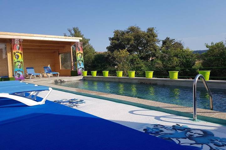 Location de vacances pour 12 personnes, avec jardin ainsi que sauna et jacuzzi à Montséret - 3