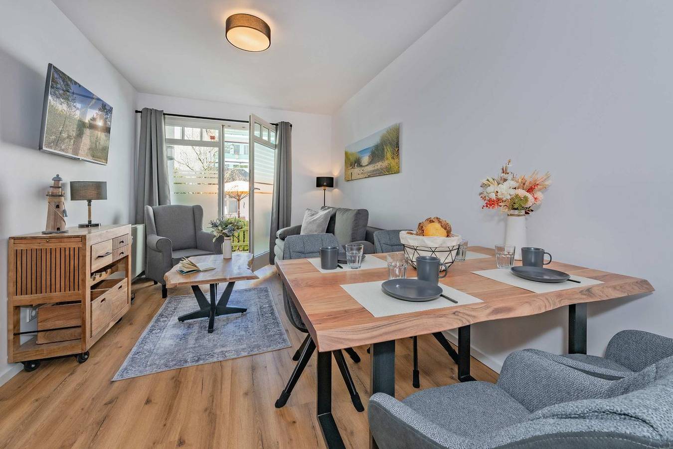 Appartement entier, Appartement de vacances pour 4 personnes avec jardin in Bansin, Heringsdorf