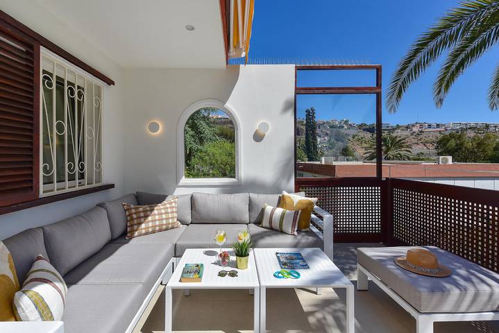 Bungalow für 5 Personen, mit Terrasse und Pool in San Agustin - 3