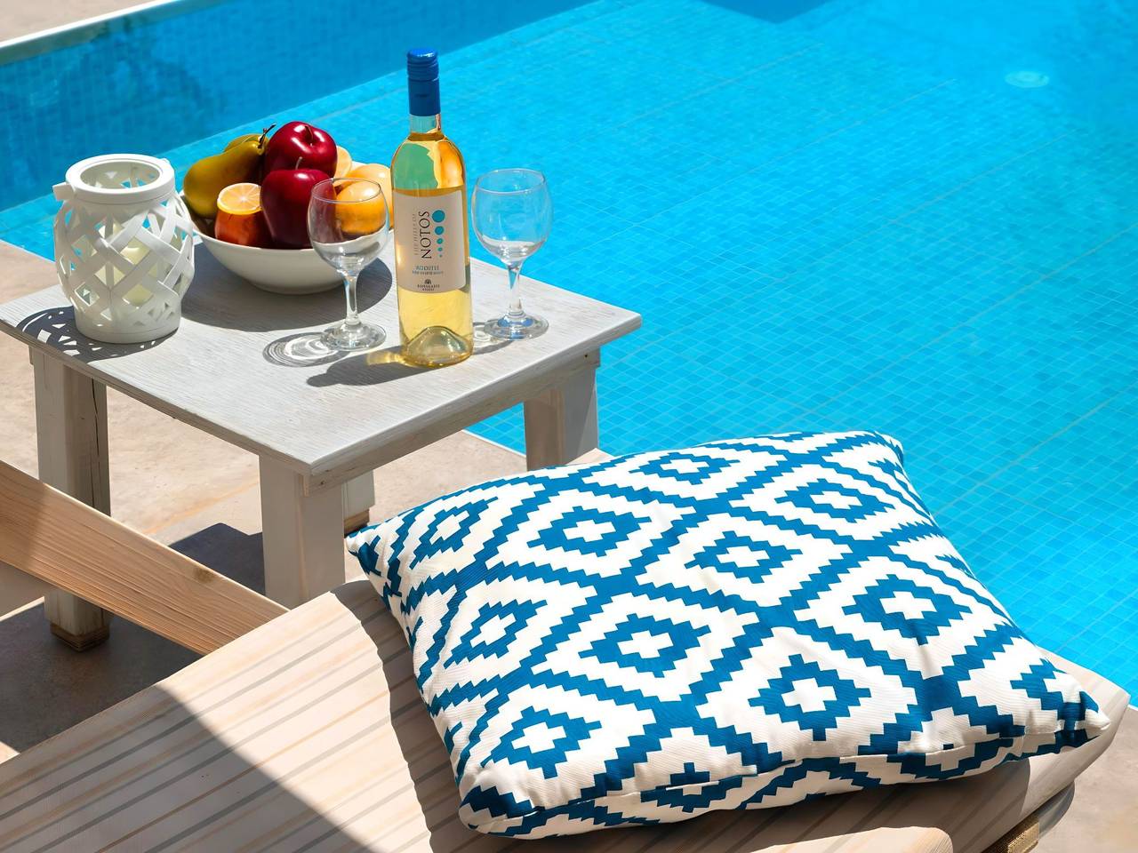 In Paralia Kourna mit Grill, Terrasse und Garten in Chania und Umgebung