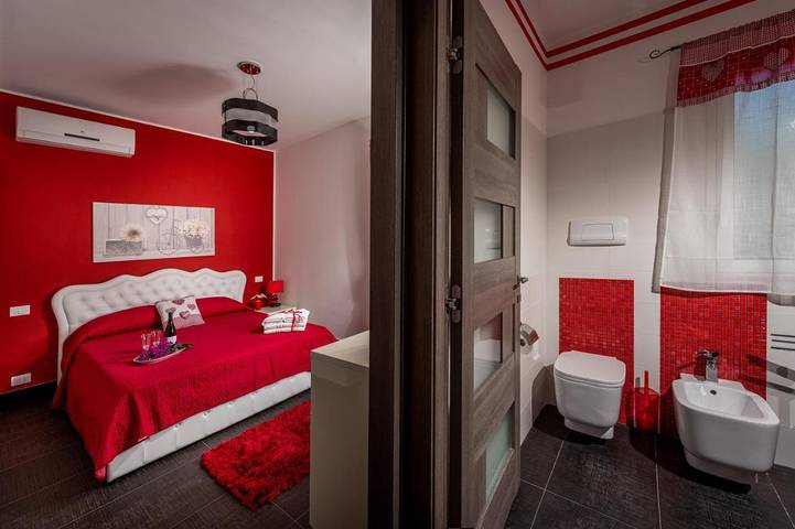 Chambre d’hôte pour 2 personnes, avec Terrasse et Jardin ainsi que Piscine et Vue à Castellammare del Golfo