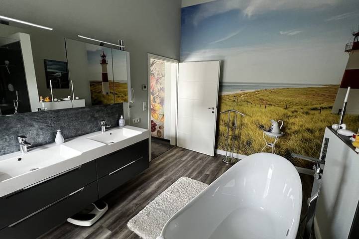 Ferienhaus Weitblick mit Kind und Hund in Zetel, Südliche Nordseeküste