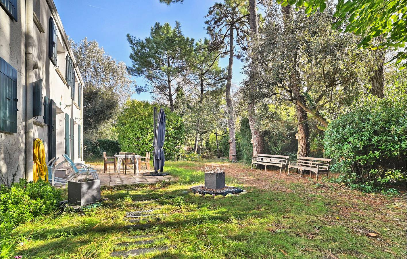 Acogedor apartamento con jardín, chimenea y aparcamiento in Saint-Georges-d'Oléron, Côte de Beauté