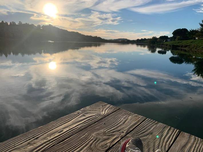 Location de vacances pour 11 personnes, avec Terrasse et Jardin ainsi que Vue sur le lac et Vue à Carla-Bayle - 2
