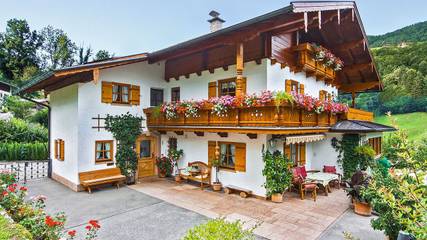 Ferienwohnung für 2 Personen, mit Garten, kinderfreundlich in Marktschellenberg