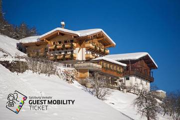 BnB für 6 Personen, mit Garten und Terrasse sowie Ausblick in Zell am See