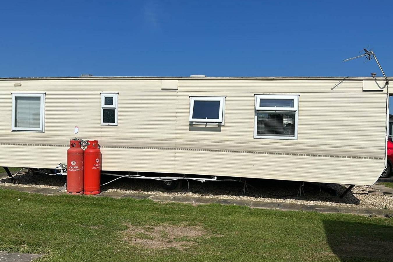 Caravan situated on Coastfields, Ingoldmells in Ingoldmells, Lincolnshire