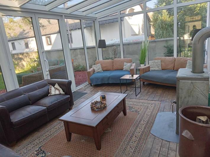 Ferienhaus für 12 Personen, mit Garten und Ausblick, mit Haustier