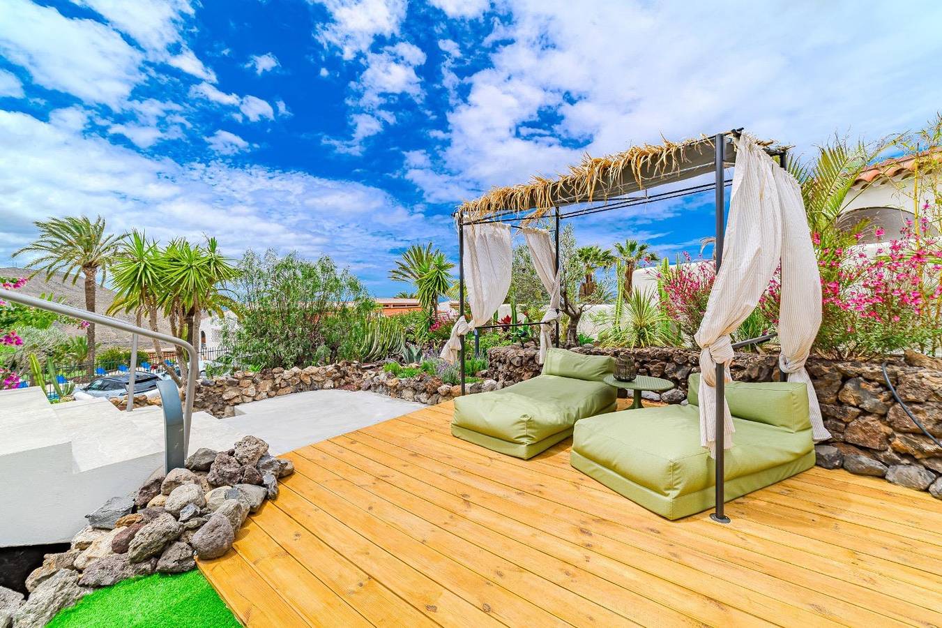 Ferienhaus 'Oceania' mit Meerblick, Wlan und Klimaanlage in Chayofa, Arona