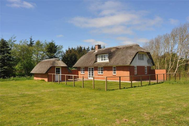 Ferienhaus für 6 Personen, mit Terrasse und Whirlpool sowie Garten und Sauna, mit Haustier in Vedersø Klit