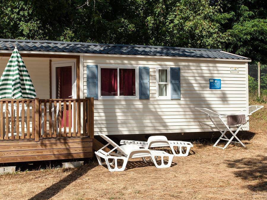 Camping Domaine de Bréhadour - Mobilhome 6 personnes - Comfort | 3 Ch. | 6 Pers. | Terrasse simple in Saint-Molf, Région de Saint-Nazaire