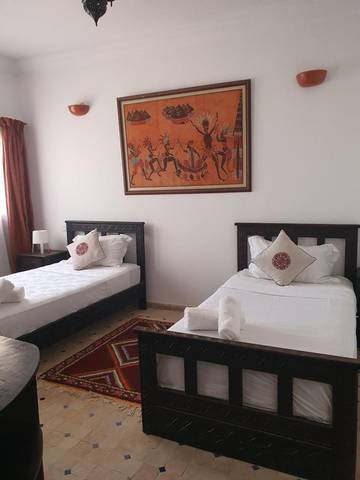 Chambre d’hôte pour 2 personnes, avec balcon dans Tamraght Ouzdar