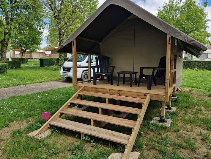 Tente pour 2 personnes, avec vue sur le lac en Ille-et-Vilaine - 2
