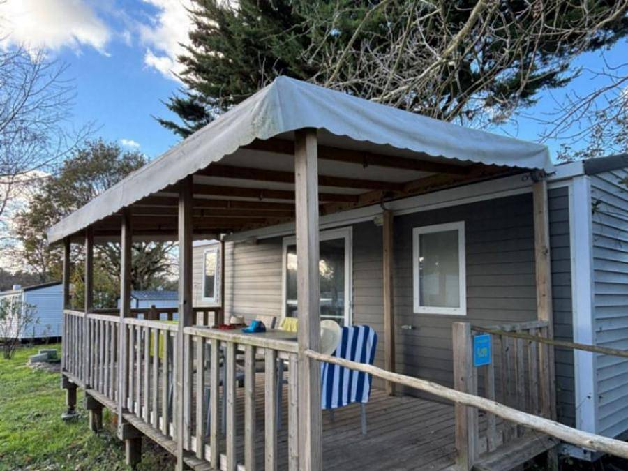 Camping Clos Mer et Nature - Mobilheim 4 personen - Galet Confort + (Pmr) - 2 Zimmer / 4 p in Saint-Michel-Chef-Chef, Côte de Jade