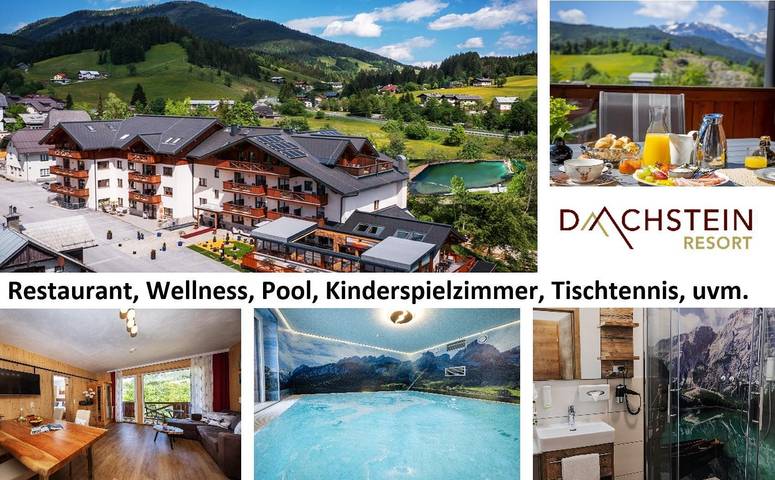 Hotel für 7 Personen, mit Balkon und Terrasse sowie Garten und Pool in Rußbach am Paß Gschütt