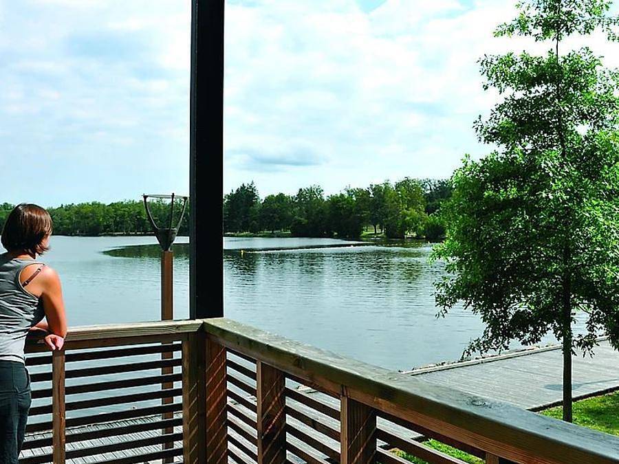 Camping Grand Etang de Saint-Estèphe - Studio 4 personen in Saint-Estèphe (Dordogne), Regionaler Naturpark Périgord-Limousin