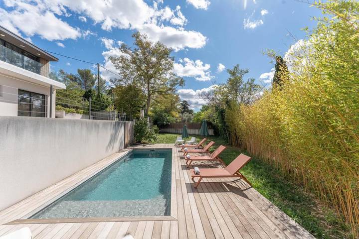 Villa pour 6 personnes, avec jardin et balcon ainsi que piscine et vue à Allauch - 4