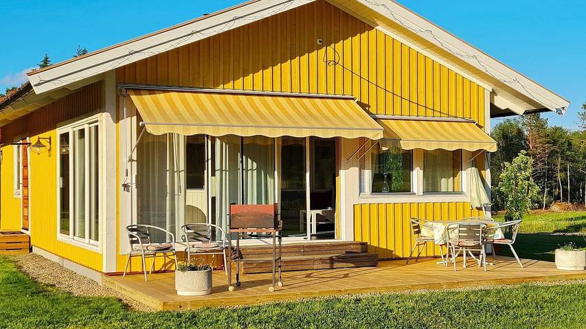 Ferienhaus für 7 Personen, mit Garten in Nordschweden