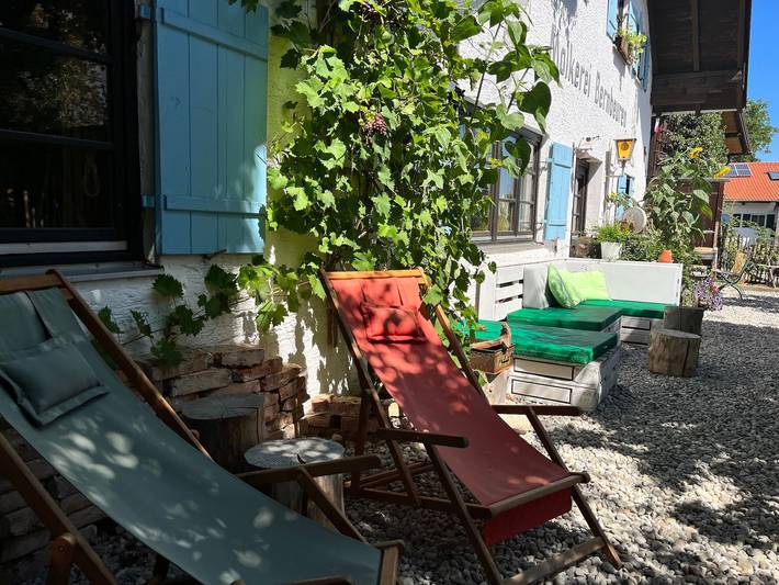 Ferienwohnung für 12 Personen, mit Balkon und Terrasse sowie Garten und Sauna in Bernbeuren - 4