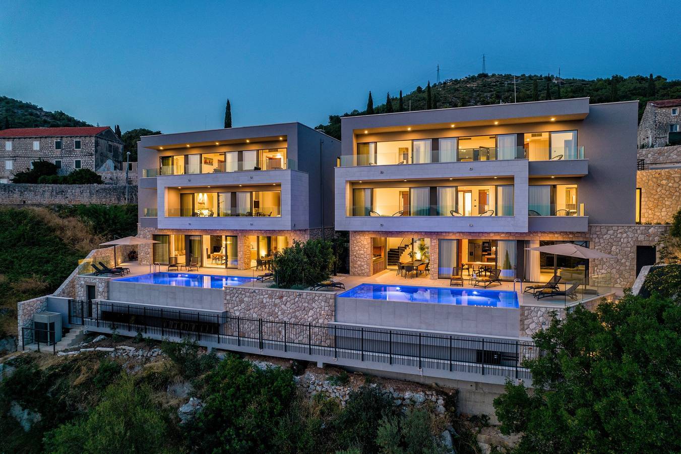 Villa für 10 Personen mit Garten in Orasac, Grad Dubrovnik