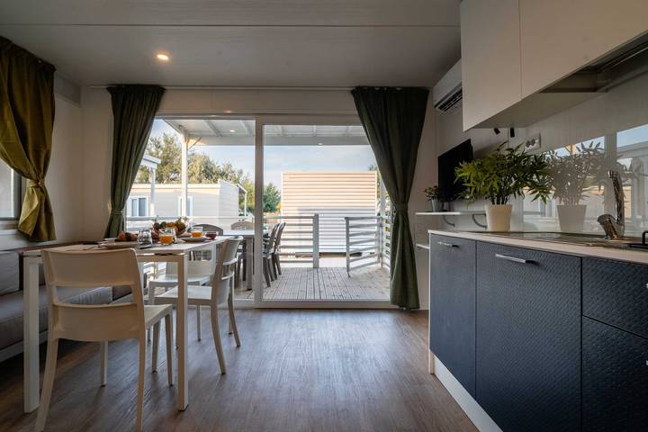 Appartamento intero, La Risacca Family Camping Village Lodge Comfort für 5 Personen in Porto Sant'Elpidio, Provincia di Fermo