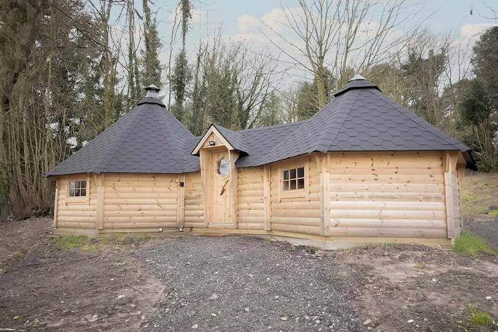 Gite Le Refuge Nordique Veritable Kota Finlandais in Neufchâtel-Hardelot, Région de Boulogne-sur-Mer